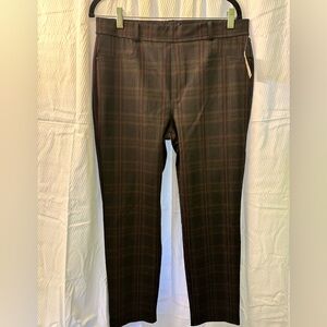 NWT Sanctuary stretch plaid pull on pants XL